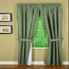 Horizon 3LayerLock True Blackout Thermal 112" Wide Panel Pair with Tieback 4 Piece Set, 84-Inch Length, Sage view 1