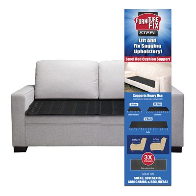 Product Trend Furniture Fix Steel for Chair, Sofa, Loveseat, Mattress, or Couch-Cushion Support, Supercomfortable Nonslip Adjustable Seat Support, Extend Furniture Life, (44 x 26) Inches Deep (Black)