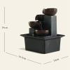 Rocky Falls Indoor Tabletop Water Fountain Tabletop Fountain Ornaments Desktop Decorations Home Gardening Decoration Rockery Water Fountain Crafts Serene Rock Water Feature Indoor Relaxation Fount view 2