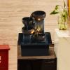 Rocky Falls Indoor Tabletop Water Fountain Tabletop Fountain Ornaments Desktop Decorations Home Gardening Decoration Rockery Water Fountain Crafts Serene Rock Water Feature Indoor Relaxation Fount view 3