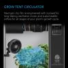 AC Infinity CLOUDRAY S6, Grow Tent Clip Fan 6 with Redesigned Long-Life EC Motor, Custom 10 Dynamic Wind Speeds and 10-Level Oscillation, Weatherproof IP-54, for Hydroponics Circulation Cooling view 2
