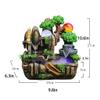 Rocky Falls Indoor Tabletop Water Fountain Tabletop Fountain Indoor Atomized Waterfall Decorative Desktop Fountain Retro Rockery and Flowing Water Desktop Fountain Serene Rock Water Feature Indoor Rel view 2