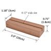WILLOWDALE 6Pcs Walnut Place Card Holders for Table, Acrylic Table Numbers Holders for Wedding Reception, Table Number Holders Picture & Photo Holder Wood Display Stand for Home and Party Decoration view 2