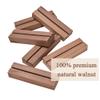 WILLOWDALE 6Pcs Walnut Place Card Holders for Table, Acrylic Table Numbers Holders for Wedding Reception, Table Number Holders Picture & Photo Holder Wood Display Stand for Home and Party Decoration view 3