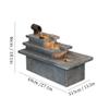 Rocky Falls Indoor Tabletop Water Fountain Desktop Fountain Living Room Desktop Decorative Fountain Desktop Waterfall Fountain Indoor Running Water Decorative Fountain Serene Rock Water Feature Indoor view 2