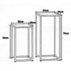 FUFU Marble Nesting Table Living Room Bedroom Home Office, 2 Piece Set-BIACK view 3