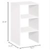 ClosetMaid Vertical Cube Organizer, White (3 Pack) view 3