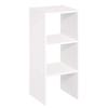 ClosetMaid Vertical Cube Organizer, White (3 Pack) view 4