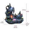 Rocky Falls Indoor Tabletop Water Fountain Desktop Fountain Rockery Flowing Water Desktop Fountain Living Room Decorative Fountain Indoor Water Feature Waterfall Fountain Serene Rock Water Feature Ind view 2