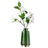 Glass Vase Decorative Vase Decor, American Style Copper Transparent Glass Vase Living Room Dining Table Flower Arrangement Nordic Table Hydroponic Decorations Classic Decorative Vase Set for Home Cent view 1