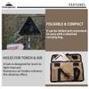 camping moon Charcoal Chimney Starter Collapsible Foldable Grill Chimney Stainless Steel MT-17 (Triangle Charcoal Chimney Starter MT-17) view 4
