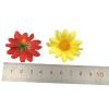 100pcs Mini Artificial Silk Sunflower Heads 1.8 inches 45mm Fabric Floral Daisy for Home Decoration Wedding Decor, Gerbera Flowers Bride Holding Flowers,Garden Craft Art Decor (Plum), 2 inches view 4