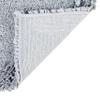 Better Trends Shaggy Border Collection, 4 Piece (17" x 24" | 20" x 20" | 21" x 34" | 20" x 60") Bathroom Set, Rectangle Rugs, 100% Cotton Silver Bath Mat, Water Absorbent and Non-Slip Doormat view 4