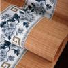 1pcs Bamboo Mat Tea Tray Mat, Chinese Tea Ceremony Tea Table Setting Supplies Tea Set Mat, Zen Table Flag (Color : Beige cloth, Size : 30x120cm) view 3