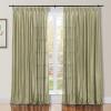 TWOPAGES Pebble Pinch Pleat Curtain 96 Inch Length Light Filtering Room Darkening Dupioni Silk Curtain for Bedroom, Double Layer Lined Curtain Window Treatment (1 Panel, W26 x L96) view 1