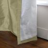TWOPAGES Pebble Pinch Pleat Curtain 96 Inch Length Light Filtering Room Darkening Dupioni Silk Curtain for Bedroom, Double Layer Lined Curtain Window Treatment (1 Panel, W26 x L96) view 4