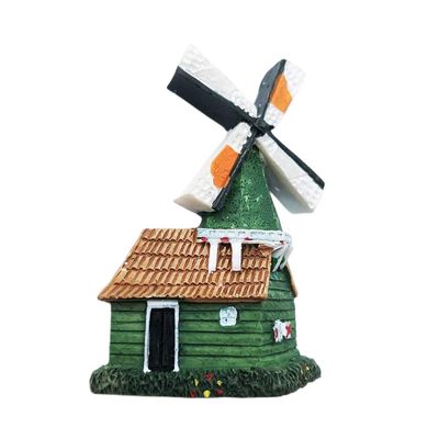 Amsterdam Holland 3D Windmill Fridge Magnet Souvenir Gift,Resin Handmade Amsterdam Refrigerator Magnet Home & Kitchen Decoration Collection