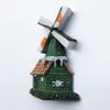 Amsterdam Holland 3D Windmill Fridge Magnet Souvenir Gift,Resin Handmade Amsterdam Refrigerator Magnet Home & Kitchen Decoration Collection view 2
