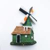 Amsterdam Holland 3D Windmill Fridge Magnet Souvenir Gift,Resin Handmade Amsterdam Refrigerator Magnet Home & Kitchen Decoration Collection view 3