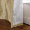 TWOPAGES Biscuit Pinch Pleat Curtain 96 Inch Length Light Filtering Room Darkening Dupioni Silk Curtain for Bedroom, Double Layer Lined Curtain Window Treatment (1 Panel, W26 x L96) view 4