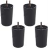 LUOFDCLDDD Furniture LegsSet of 4Niture Feetniture Legs,Plasticniture Replacement Feet,M10 Bolt Sofa Feet for Kitchen Armchairs Sofa Couch,Black/12 view 1