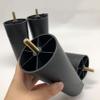 LUOFDCLDDD Furniture LegsSet of 4Niture Feetniture Legs,Plasticniture Replacement Feet,M10 Bolt Sofa Feet for Kitchen Armchairs Sofa Couch,Black/12 view 4