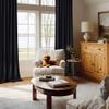 NICETOWN Black Velvet Curtains 84 inches Long, Bedroom Blackout Vintage Curtain Solid Heavy Matt Drapes/Window Treatments for Balcony Master Baby Boys Room (2 Panels, 52" Wide) view 2