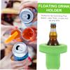 LIFKOME 1 Set Buoyancy Cup Set Coasters Floating Cup Holder Inflatable Drink Floaties Drink Holders for Pool Floating Drink Holder Pool Cup Holder Outdoor Neoprene Roller Coaster re-usable view 3