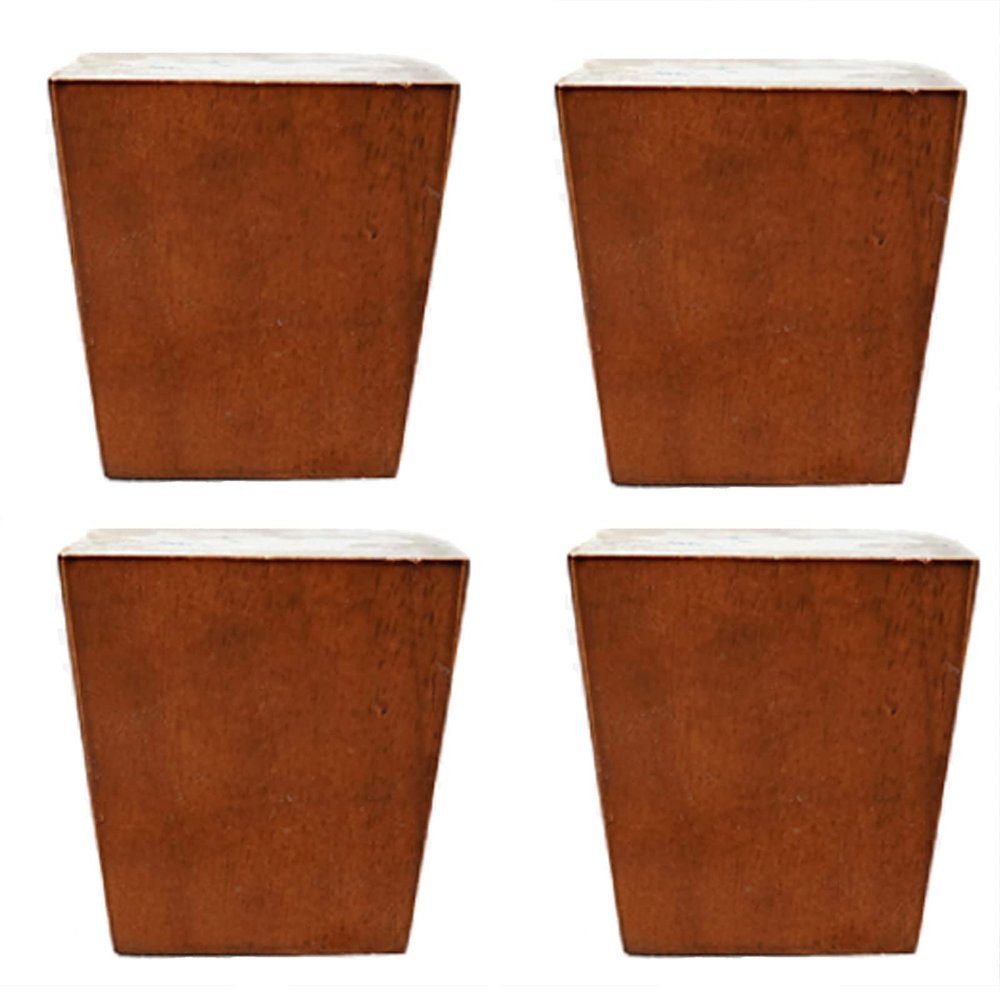 LUOFDCLDDD Furniture Legs4Pcs Bed Risersniture Feet Riser Heavy Duty Wooden Base Bed Lifts Desk Extender Wood Bed Desk Riser Lifter Table Lift Storage for Tv Coffee Sofa Cabinet Tea Angle/C/8Cm/3.1In