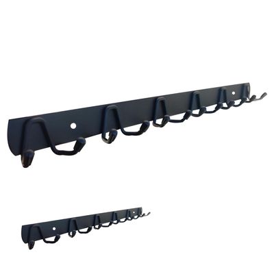 SUNUNICO Modern Coat Rack Wall Mount with 6 Hooks, Heavy Duty Metal Coat Rack Hook for Towel Robes Hat Coats Purse, Set of 2