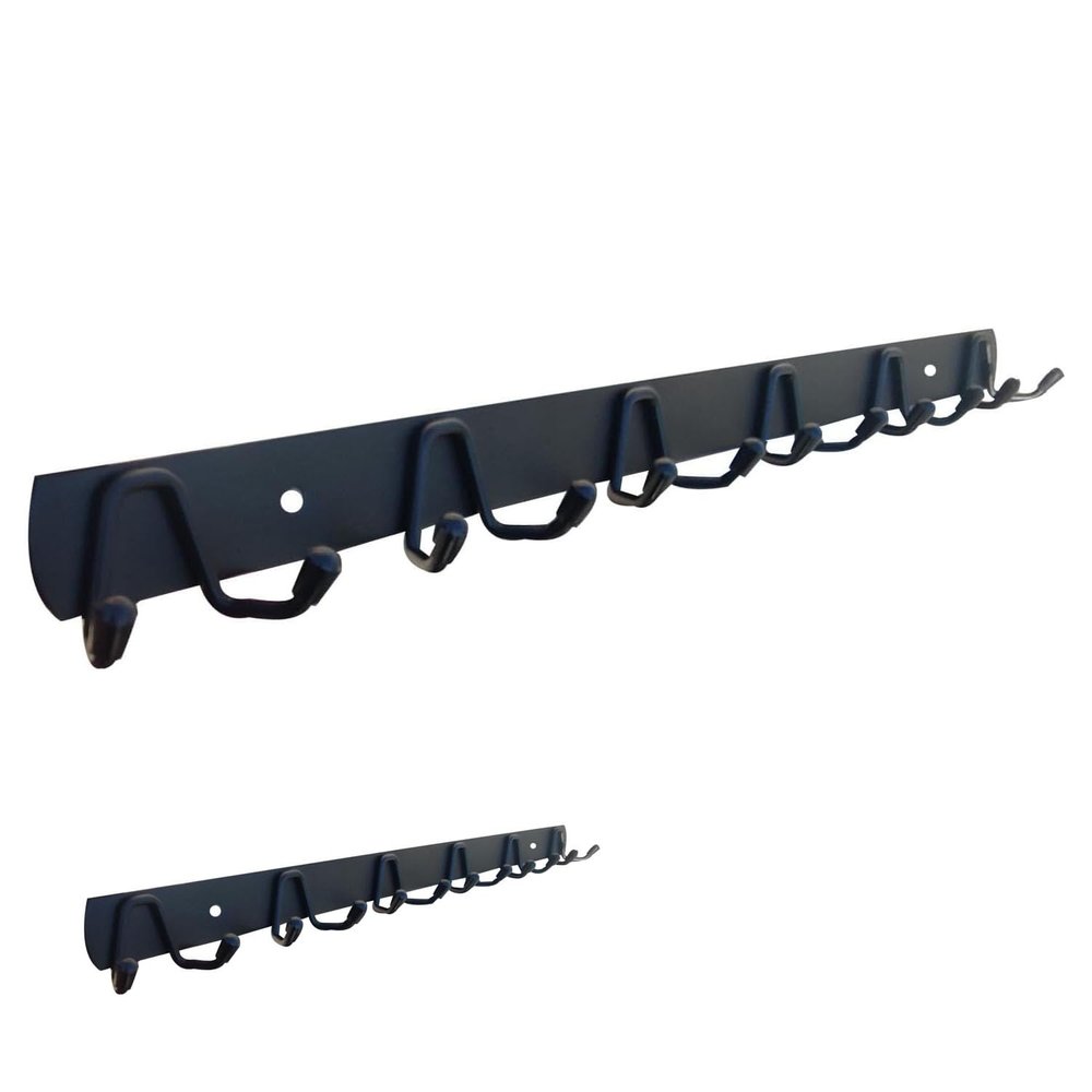 SUNUNICO Modern Coat Rack Wall Mount with 6 Hooks, Heavy Duty Metal Coat Rack Hook for Towel Robes Hat Coats Purse, Set of 2