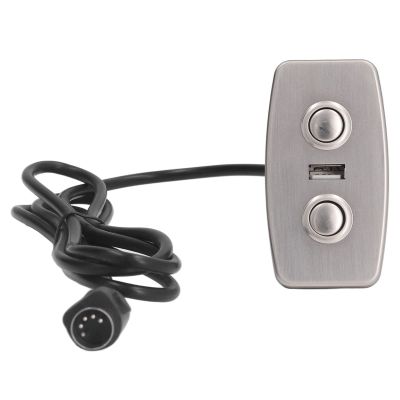 YOUTHINK Recliner Controller, Power Recliner Replacement Button 5 Pin 2 Button Electric Chair Hand Control Switch for Electric Sofa Remote Hand Control