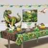 Beistle 2 Piece Dinosaur Banners For Happy Birthday Party Brontosaurus and T-Rex Decorations view 4