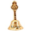 Indian Brass Pooja Bell (5 inch_Nagpari, Gold) by Indian Collectible view 1