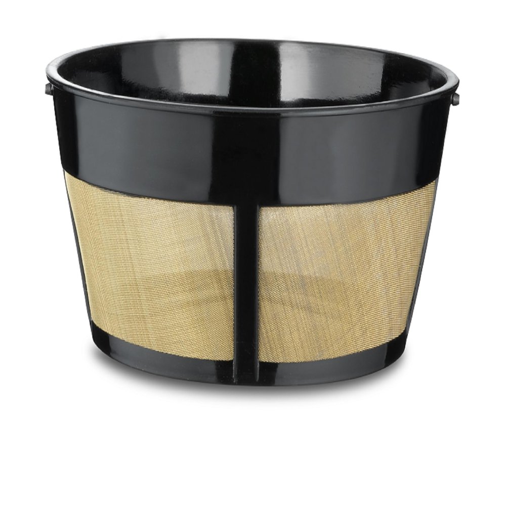 CAFE BREW COLLECTION Reusable Basket Coffee Filter for Black & Decker Coffee Makers and Brewers, 8 to 12 Cup, Permanent Stainless Steel, BPA Free