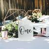 4x6 Inch Frosted Arch Acrylic Sign with Stand | 10 Pack Blank Frosted Acrylic Arch Signs with Base for DIY Wedding Table Numbers, Wedding Table Sign, Events& Parties view 4