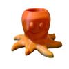 Rainbow Octopus 3D Printed Succulent Houseplant Plug Planter Cactus Pot (Blue Rainbow) view 1