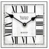 Classic White Square Wall Clock 2 | Ultra Quiet Quartz Mechanism | Hand Made in USA Beautiful Crisp Lasting Color | 8 Sizes (24-Inch, Classic White) view 1