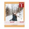 Poster Palooza 24x30 Mat Bevel Cut for 22x26 Photos - Acid Free Topaz Orange Precut Matboard - for Pictures, Photos, Framing - 4-ply Thickness view 1