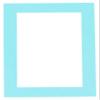 Poster Palooza 24x36 Mat Bevel Cut for 22x30 Photos - Acid Free Aquamarine Blue Precut Matboard - For Pictures, Photos, Framing - 4-ply Thickness view 3