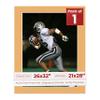 Poster Palooza 26x32 Mat Bevel Cut for 21x28 Photos - Acid Free Topaz Orange Precut Matboard - For Pictures, Photos, Framing - 4-ply Thickness view 1