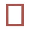 Poster Palooza 26x32 Mat Bevel Cut for 22x28 Photos - Acid Free Brick Red Precut Matboard - for Pictures, Photos, Framing - 4-ply Thickness view 2