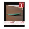 Poster Palooza 16x20 Mat Bevel Cut for 14x16 Photos - Acid Free Black with Black Core Precut Matboard - For Pictures, Photos, Framing - 4-ply Thickness view 1