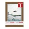 20x28 Mat Bevel Cut for 16x24 Photos - Acid Free Aged Oak Brown Precut Matboard With Backing Board and Crystal Clear, Self Seal Mat Bag - For Pictures, Framing - 4-ply Thickness view 1