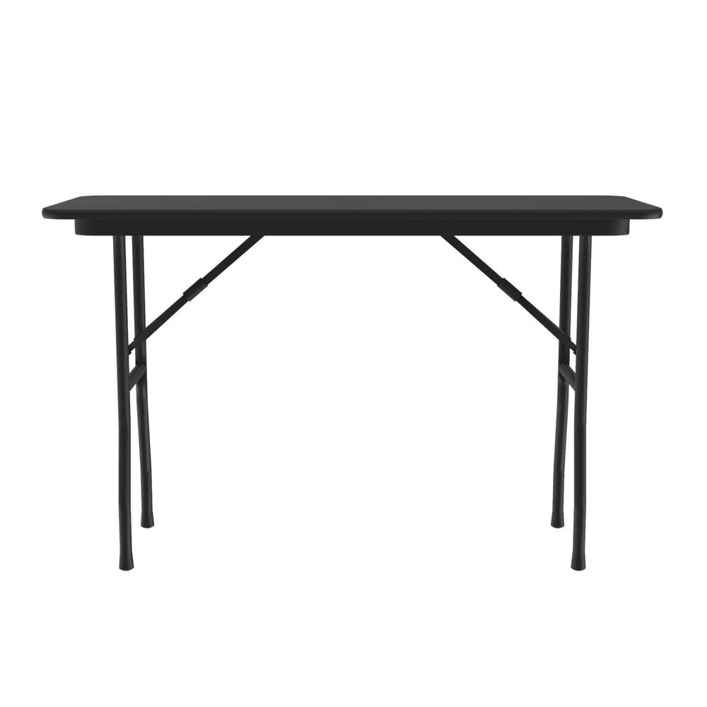 Correll Rectangular Laminate Top Folding Table with Black Granite CF1848TF-07