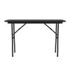Correll Rectangular Laminate Top Folding Table with Black Granite CF1848TF-07 view 1