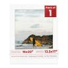 Poster Palooza 16x20 Mat Bevel Cut for 13.5x17 Photos - Acid Free White with Black Core Precut Matboard - For Pictures, Photos, Framing - 4-ply Thickness view 1