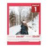Poster Palooza 24x30 Mat Bevel Cut for 22x26 Photos - Acid Free Cardinal Red Precut Matboard - For Pictures, Photos, Framing - 4-ply Thickness view 1