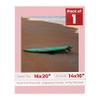 Poster Palooza 16x20 Mat Bevel Cut for 14x16 Photos - Acid Free Pink Precut Matboard - For Pictures, Photos, Framing - 4-ply Thickness view 1