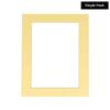8x20 Mat Bevel Cut for 5x15 Photos - Acid Free Soft Yellow Precut Matboard With Backing Board and Crystal Clear, Self Seal Photo Mat Bag - For Pictures, Photos, Framing - 4-ply Thickness view 2
